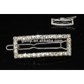 Promotion Rectangle Design Rhinestone Hairclip Girl Crystal Hair Jewelry